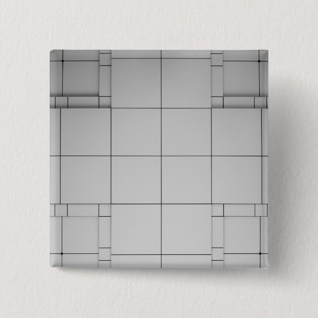 Chapa Cuadrada Cubos abstractos (Anverso)