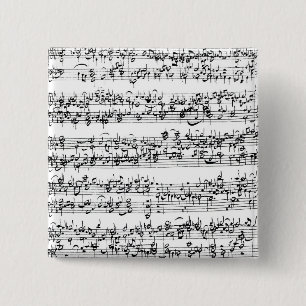 Chapa Cuadrada Cuenta de la música de Johann Sebastian Bach
