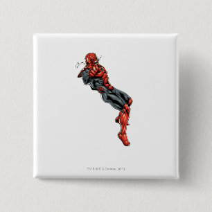 Chapa Cuadrada Cuerpo rojo de la linterna - rabia que inclina 2