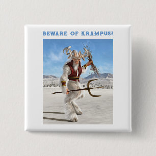 Chapa Cuadrada ¡Cuidado con Krampus!