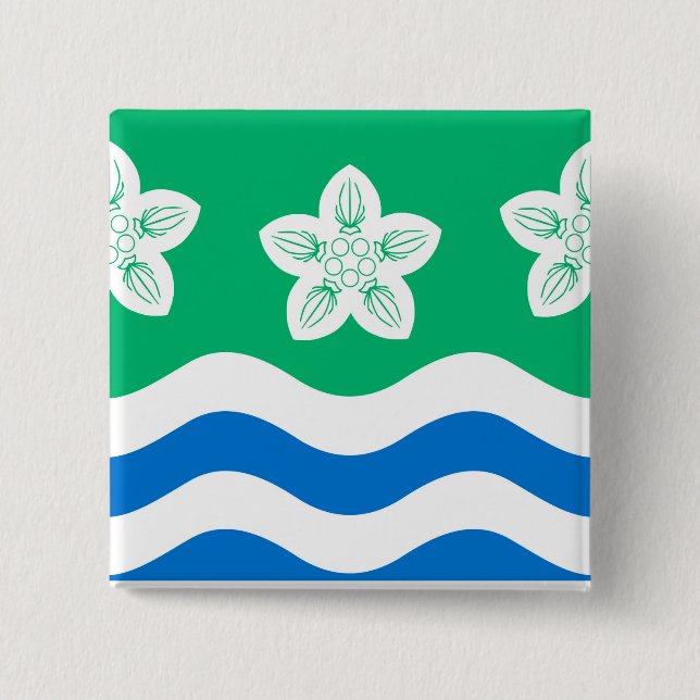 Chapa Cuadrada Cumberland (condado del Reino Unido) (Anverso)