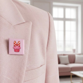 Chapa Cuadrada Cupcake Button