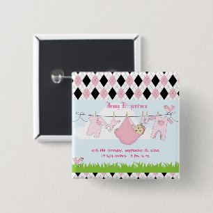 Chapa Cuadrada Cute Baby Girl Clothes Line
