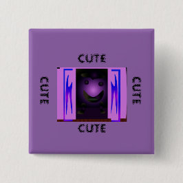 CHAPA CUADRADA CUTE_LOGO_PINK_BLACK