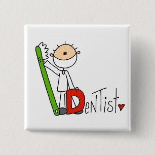 Chapa Cuadrada D es para Dentista