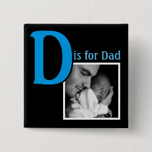 Chapa Cuadrada D es para papá