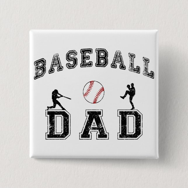 Chapa Cuadrada DAD de béisbol (Anverso)