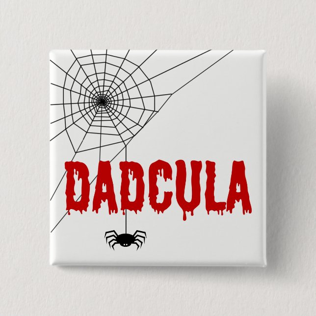 Chapa Cuadrada Dadcula Red Driving Font Spider Web (Anverso)
