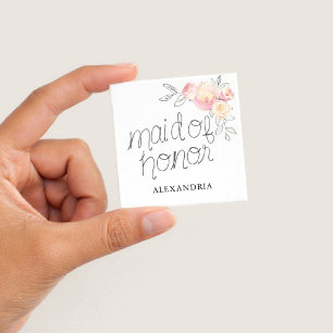 Chapa Cuadrada Dama de honor Bridal Shower