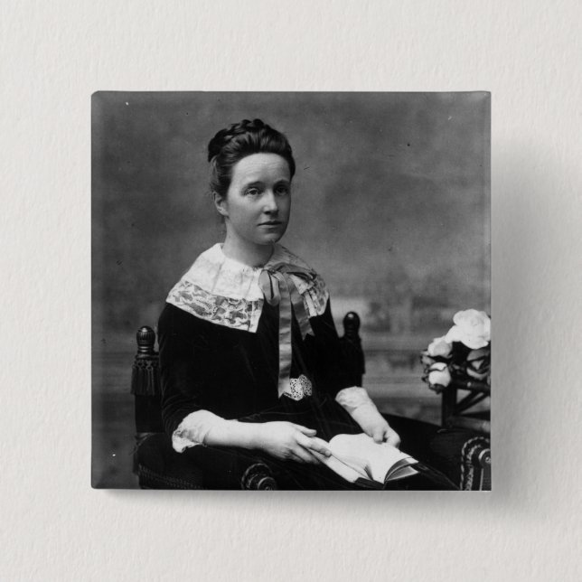 Chapa Cuadrada Dama Millicent Fawcett, c.1880 (Anverso)