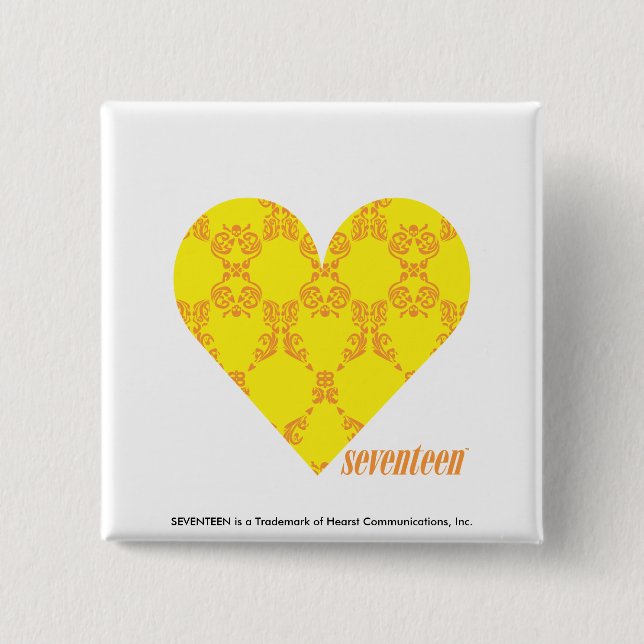 Chapa Cuadrada Damasco 4 amarillo-naranja (Anverso)