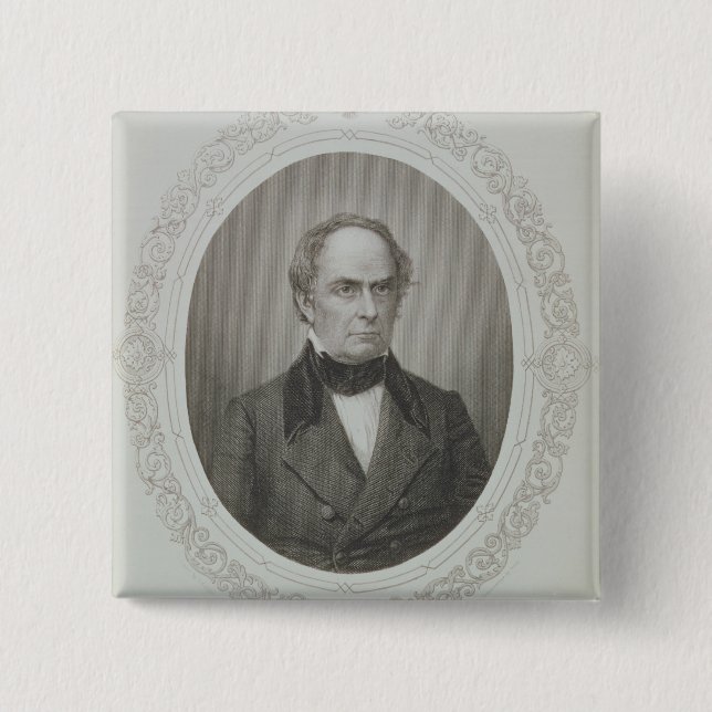 Chapa Cuadrada Daniel Webster (Anverso)