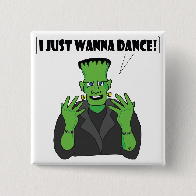 Chapa Cuadrada Danza de FRANKENSTEIN (Anverso)