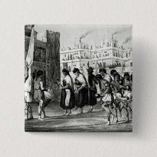 Chapa Cuadrada Danza del búfalo en Pueblo de Zuni