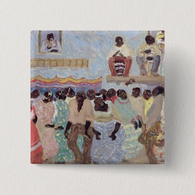 Chapa Cuadrada Danza del negro (Anverso)