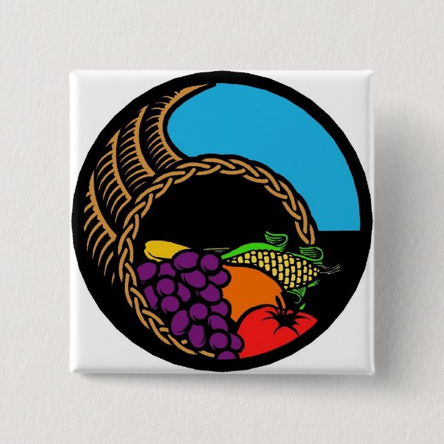 Chapa Cuadrada Dark Cornucopia (Anverso)