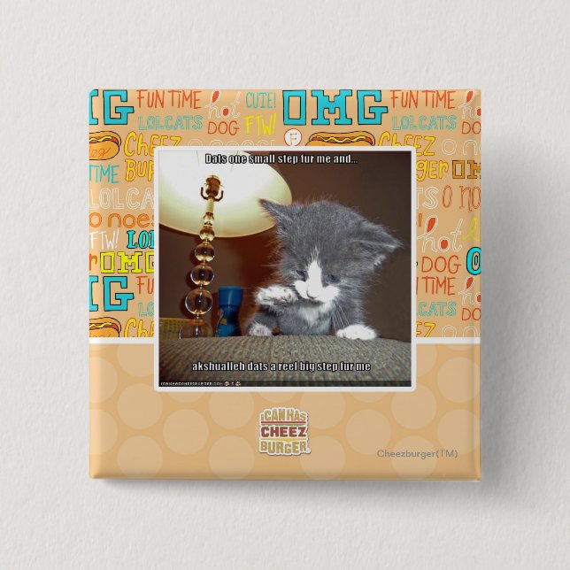 Chapa Cuadrada Dats una pequeña piel del paso yo (Anverso)