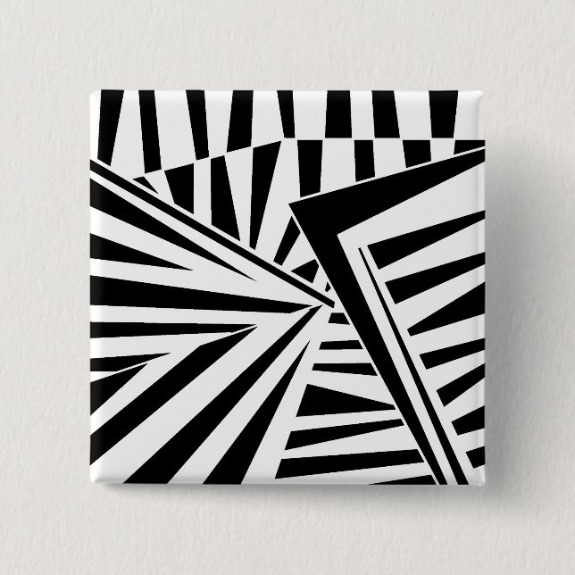 Chapa Cuadrada dazzle camouflage(black) (Anverso)
