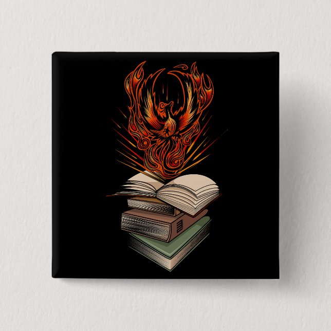 Chapa Cuadrada De Los Libros (Anverso)