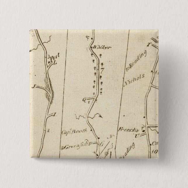 Chapa Cuadrada De Stratford a Poughkeepsie 15 (Anverso)