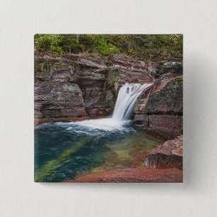 Chapa Cuadrada Deadwood Falls en Reynolds Creek en otoño en