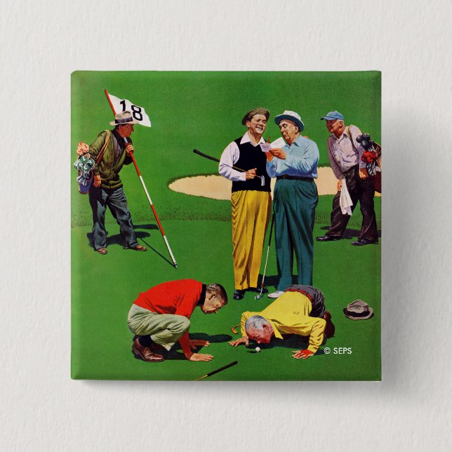 Chapa Cuadrada Décimo octavo agujero (Anverso)