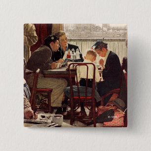 Chapa Cuadrada Decir tolerancia de Norman Rockwell