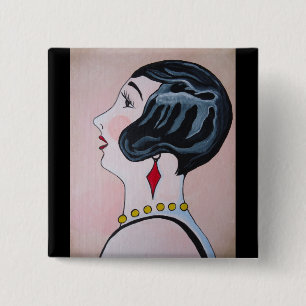 Chapa Cuadrada Deco diva