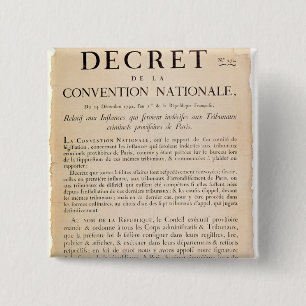 Chapa Cuadrada Decreto del convenio nacional