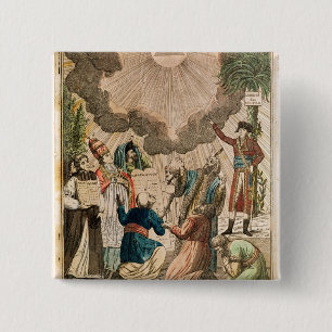 Chapa Cuadrada Decreto que instituye la libertad de culto