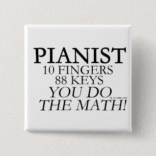 Chapa Cuadrada Dedos del pianista 10 88 llaves