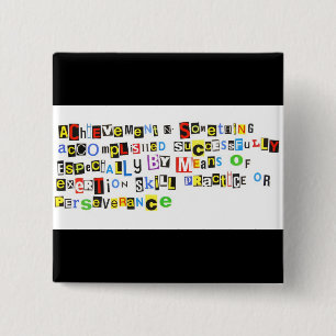 Chapa Cuadrada Definición del logro