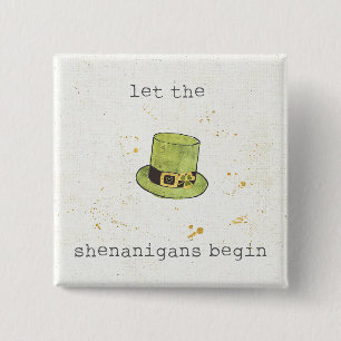 Chapa Cuadrada Deje los Shenanigans comenzar el   Cuties