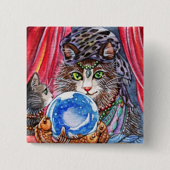 Chapa Cuadrada Déjeme decir su fortuna (Anverso)