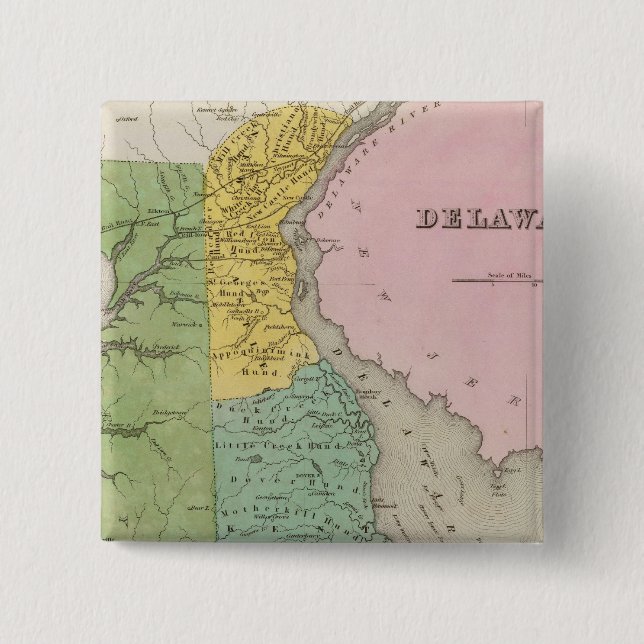 Chapa Cuadrada Delaware 7 (Anverso)