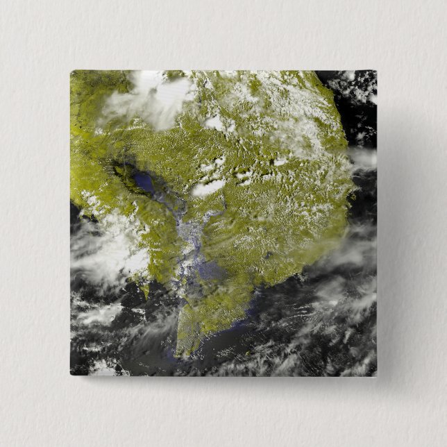 Chapa Cuadrada Delta del Mekong y la montaña Tonle (Anverso)