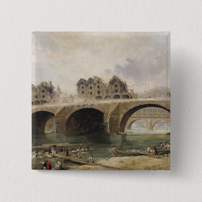 Chapa Cuadrada Demolición de las casas (Anverso)