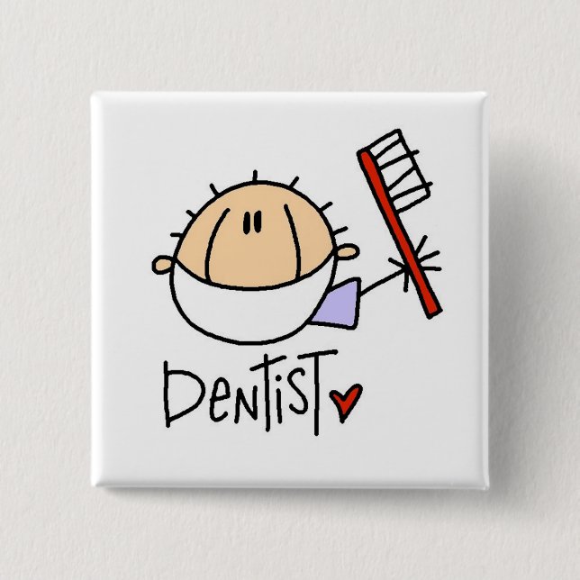 Chapa Cuadrada Dentista (Anverso)