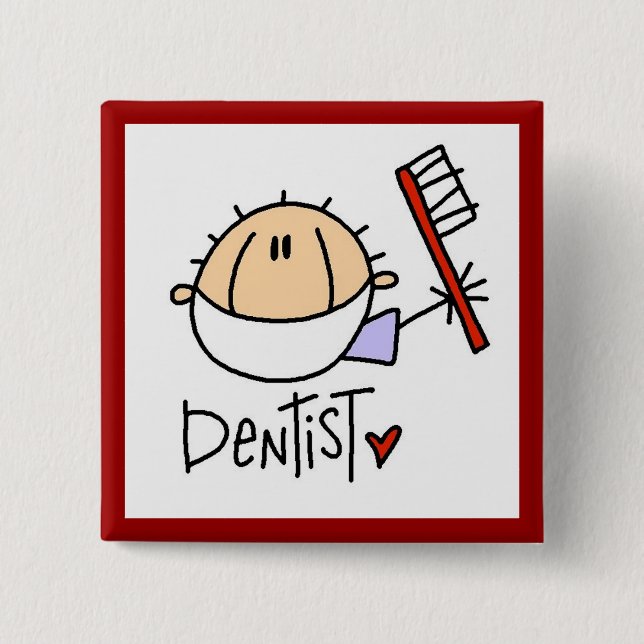 Chapa Cuadrada Dentista (Anverso)