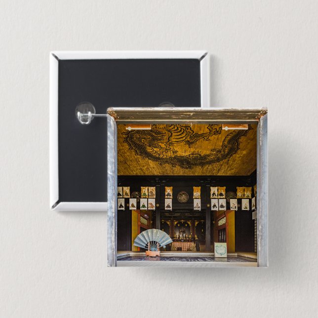 Chapa Cuadrada Dentro del templo Konchi-In, Kyoto (Anverso y reverso)