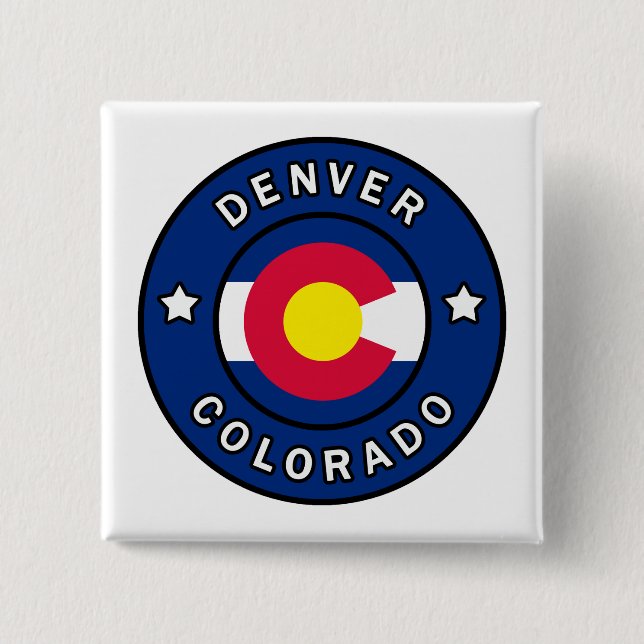 Chapa Cuadrada Denver Colorado (Anverso)