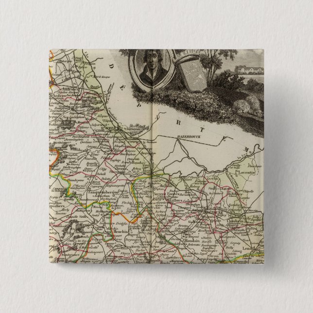 Chapa Cuadrada Departamento de Dover (Anverso)