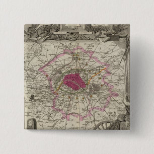 Chapa Cuadrada Departamento de La Seine