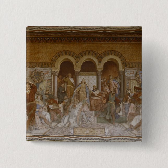 Chapa Cuadrada Der Saengerkrieg, c.1854-55 (Anverso)