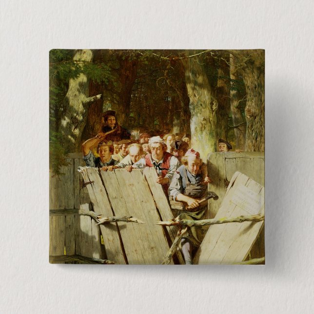 Chapa Cuadrada Derecho de paso (Anverso)