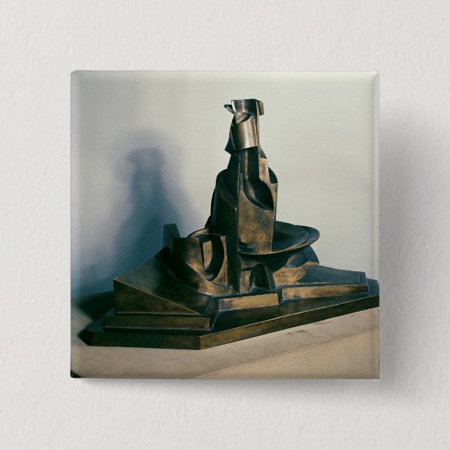 Chapa Cuadrada Desarrollo de una botella en Space, 1912 (Anverso)