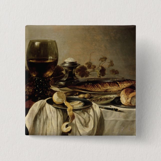 Chapa Cuadrada Desayuno, 1646 (Anverso)
