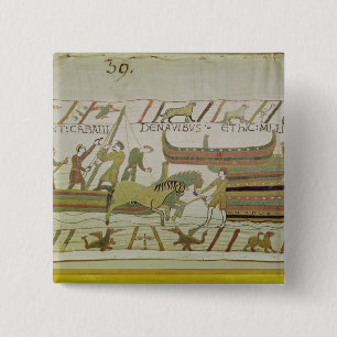 Chapa Cuadrada Descarga de caballos de las naves