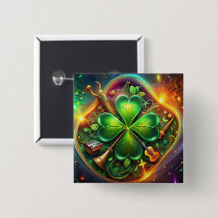 Chapa Cuadrada Descubra la armonía perfecta del shamrock, musical