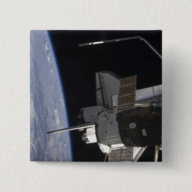 Chapa Cuadrada Descubrimiento del transbordador espacial 10 (Anverso)